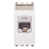 Vimar Netsafe RJ45 Socket Outlet, For Eikon, Cat5e, Panduit MINI-COM, T568A/B