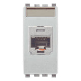 Vimar Netsafe RJ45 Socket Outlet, For Eikon, Cat5e, Panduit MINI-COM, T568A/B
