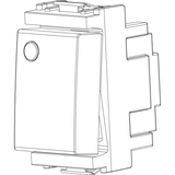 Vimar Idea Reversing Rocker Switch, 1P 16AX 250V, IP40, 1-Module