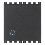 Vimar Arké Push Button, 1P NO, 10A 250V, Lightable, IP40