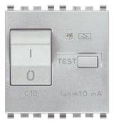 Vimar Eikon RCBO Circuit Breaker, 1P+N, 120-230V, 50/60 Hz, Type A RCD, IP40, 2 Modules