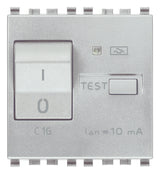 Vimar Eikon RCBO Circuit Breaker, 1P+N, 120-230V, 50/60 Hz, Type A RCD, IP40, 2 Modules