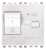 Vimar Eikon RCBO Circuit Breaker, 1P+N, 120-230V, 50/60 Hz, Type A RCD, IP40, 2 Modules