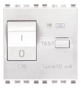 Vimar Eikon RCBO Circuit Breaker, 1P+N, 120-230V, 50/60 Hz, Type A RCD, IP40, 2 Modules