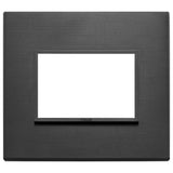 Vimar Eikon EVO 21653 Cover Plate, 3-Module, Clamp Fixing, For Support 21613
