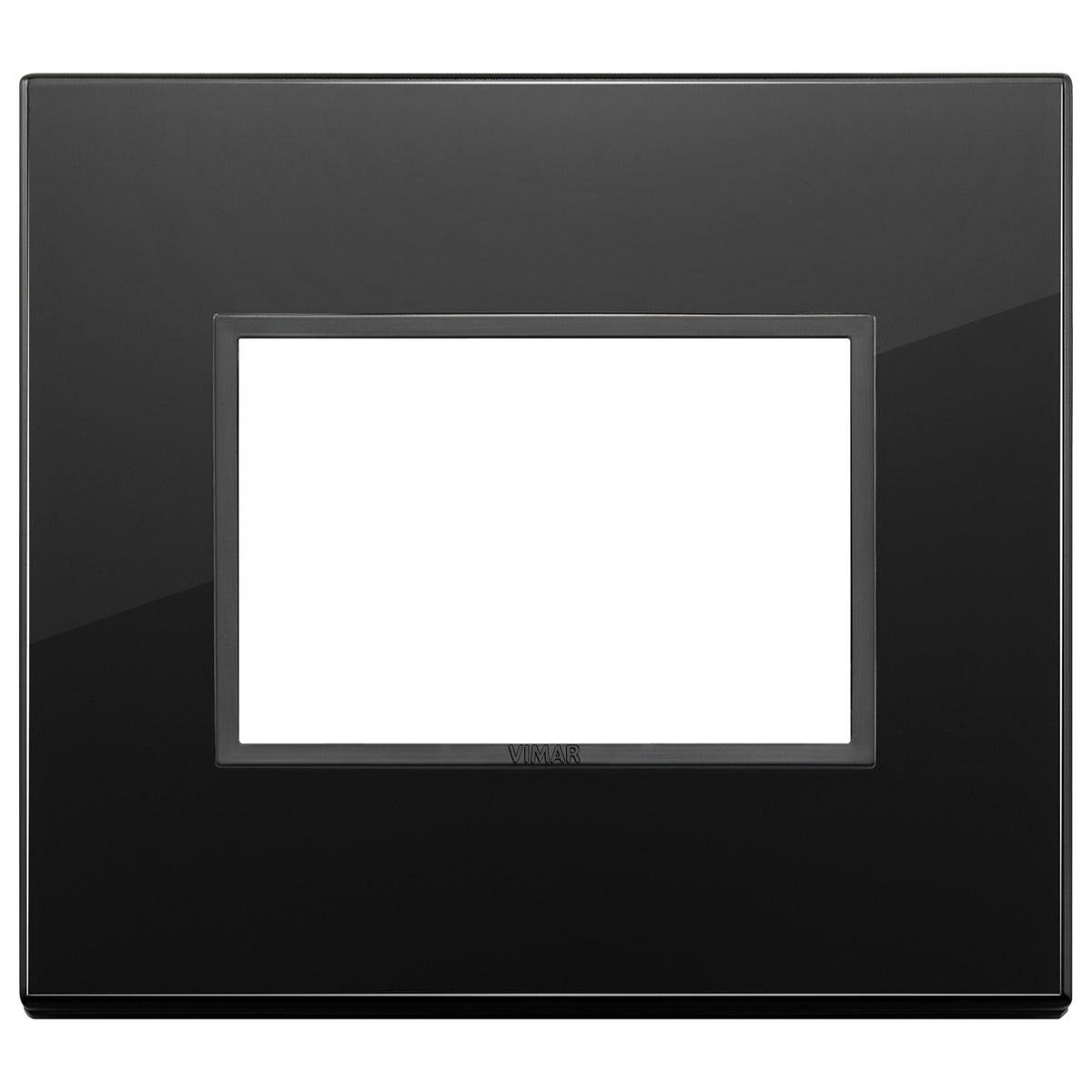 Vimar Eikon EVO 21653 Cover Plate, 3-Module, Clamp Fixing, For Support 21613