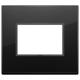 Vimar Eikon EVO 21653 Cover Plate, 3-Module, Clamp Fixing, For Support 21613