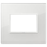 Vimar Eikon EVO 21653 Cover Plate, 3-Module, Clamp Fixing, For Support 21613
