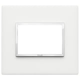Vimar Eikon EVO 21653 Cover Plate, 3-Module, Clamp Fixing, For Support 21613