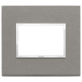 Vimar Eikon EVO 21653 Cover Plate, 3-Module, Clamp Fixing, For Support 21613