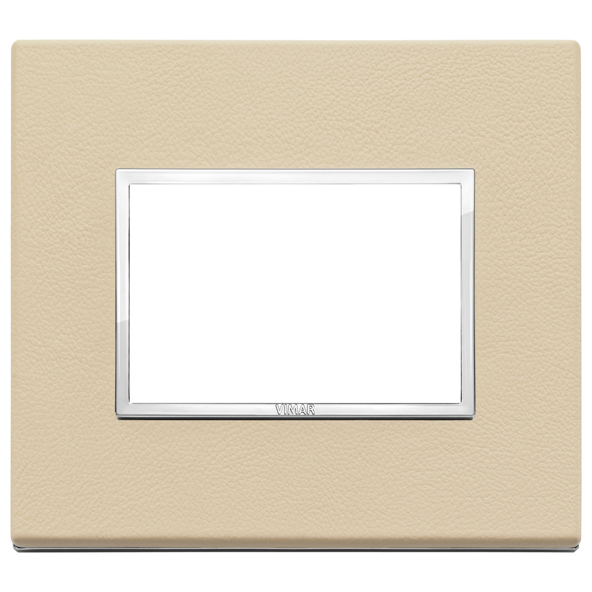 Vimar Eikon EVO 21653 Cover Plate, 3-Module, Clamp Fixing, For Support 21613