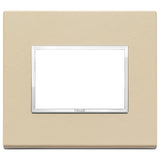 Vimar Eikon EVO 21653 Cover Plate, 3-Module, Clamp Fixing, For Support 21613