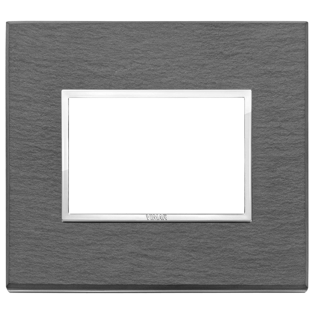 Vimar Eikon EVO 21653 Cover Plate, 3-Module, Clamp Fixing, For Support 21613
