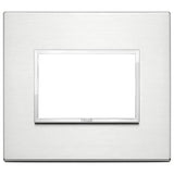 Vimar Eikon EVO 21653 Cover Plate, 3-Module, Clamp Fixing, For Support 21613