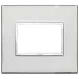Vimar Eikon EVO 21653 Cover Plate, 3-Module, Clamp Fixing, For Support 21613