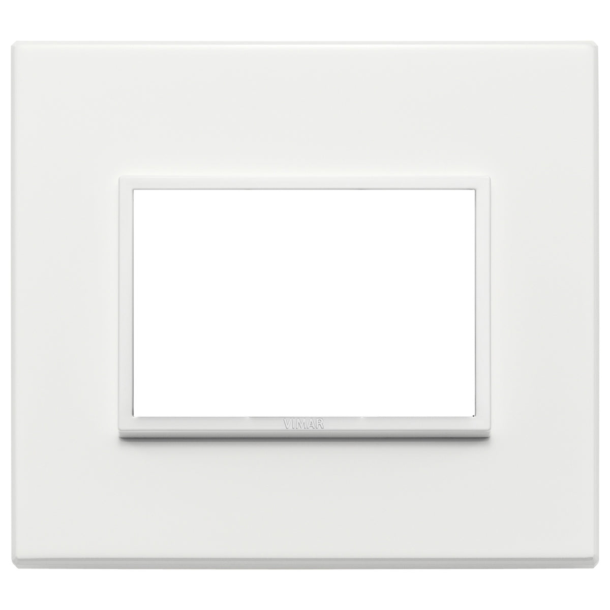 Vimar Eikon EVO 21653 Cover Plate, 3-Module, Clamp Fixing, For Support 21613
