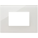 Vimar Eikon Exé 3-Module Cover Plate, 122 x 90 mm, Horizontal/Vertical Mount