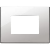 Vimar Eikon Exé 3-Module Cover Plate, 122 x 90 mm, Horizontal/Vertical Mount