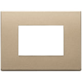 Vimar Eikon Exé 3-Module Cover Plate, 122 x 90 mm, Horizontal/Vertical Mount