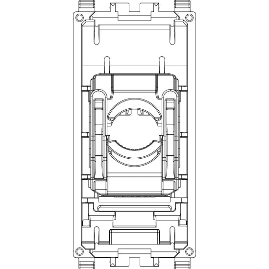 Vimar EIKON RJ45 Netsafe Outlet, T568A/B, Insulation-Piercing Terminals