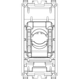 Vimar EIKON RJ45 Netsafe Outlet, T568A/B, Insulation-Piercing Terminals