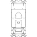Vimar EIKON RJ45 Netsafe Outlet, T568A/B, Insulation-Piercing Terminals