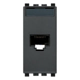 Vimar EIKON RJ45 Netsafe Outlet, T568A/B, Insulation-Piercing Terminals