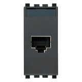 Vimar EIKON RJ45 Netsafe Outlet, T568A/B, Insulation-Piercing Terminals