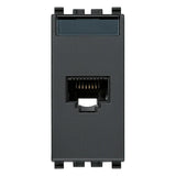 Vimar EIKON RJ45 Netsafe Outlet, T568A/B, Insulation-Piercing Terminals