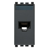Vimar EIKON RJ45 Netsafe Outlet, T568A/B, Insulation-Piercing Terminals