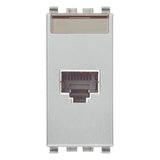 Vimar EIKON RJ45 Netsafe Outlet, T568A/B, Insulation-Piercing Terminals