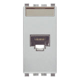 Vimar EIKON RJ45 Netsafe Outlet, T568A/B, Insulation-Piercing Terminals