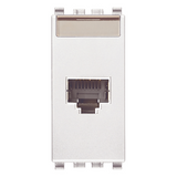 Vimar EIKON RJ45 Netsafe Outlet, T568A/B, Insulation-Piercing Terminals