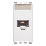 Vimar EIKON RJ45 Netsafe Outlet, T568A/B, Insulation-Piercing Terminals
