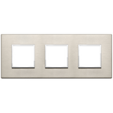 Vimar Eikon EVO 6-Module Cover Plate, 2+2+2 Layout, 71mm Centers
