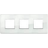 Vimar Eikon EVO 6-Module Cover Plate, 2+2+2 Layout, 71mm Centers