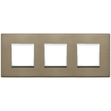 Vimar Eikon EVO 6-Module Cover Plate, 2+2+2 Layout, 71mm Centers