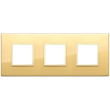 Vimar Eikon EVO 6-Module Cover Plate, 2+2+2 Layout, 71mm Centers