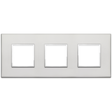 Vimar Eikon EVO 6-Module Cover Plate, 2+2+2 Layout, 71mm Centers