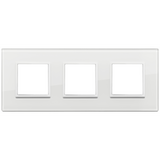 Vimar Eikon EVO 6-Module Cover Plate, 2+2+2 Layout, 71mm Centers