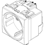 Vimar Eikon SICURY Schuko Socket Outlet, 2P+E, 16A 250V, 2M, IP20