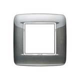 Vimar Eikon 20672 2-Module Round Cover Plate