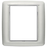 Vimar Eikon Round Cover Plate, 8 (4+4)-Module