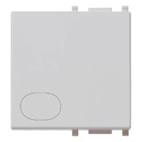 Vimar Plana Interchangeable 2-Module Button, Lightable, IP40
