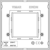 Vimar Eikon Classic Cover Plate, For British Standard, 2-Module
