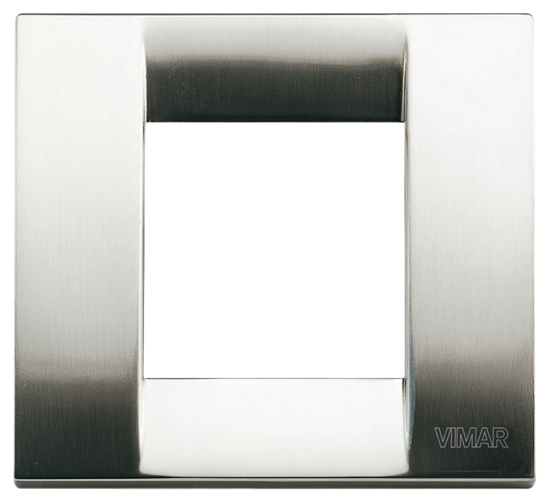 Vimar Idea Classica Cover Plate, 1-Module or 2-Reduced-Module, Die-Cast Metal