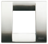 Vimar Idea Classica Cover Plate, 1-Module or 2-Reduced-Module, Die-Cast Metal