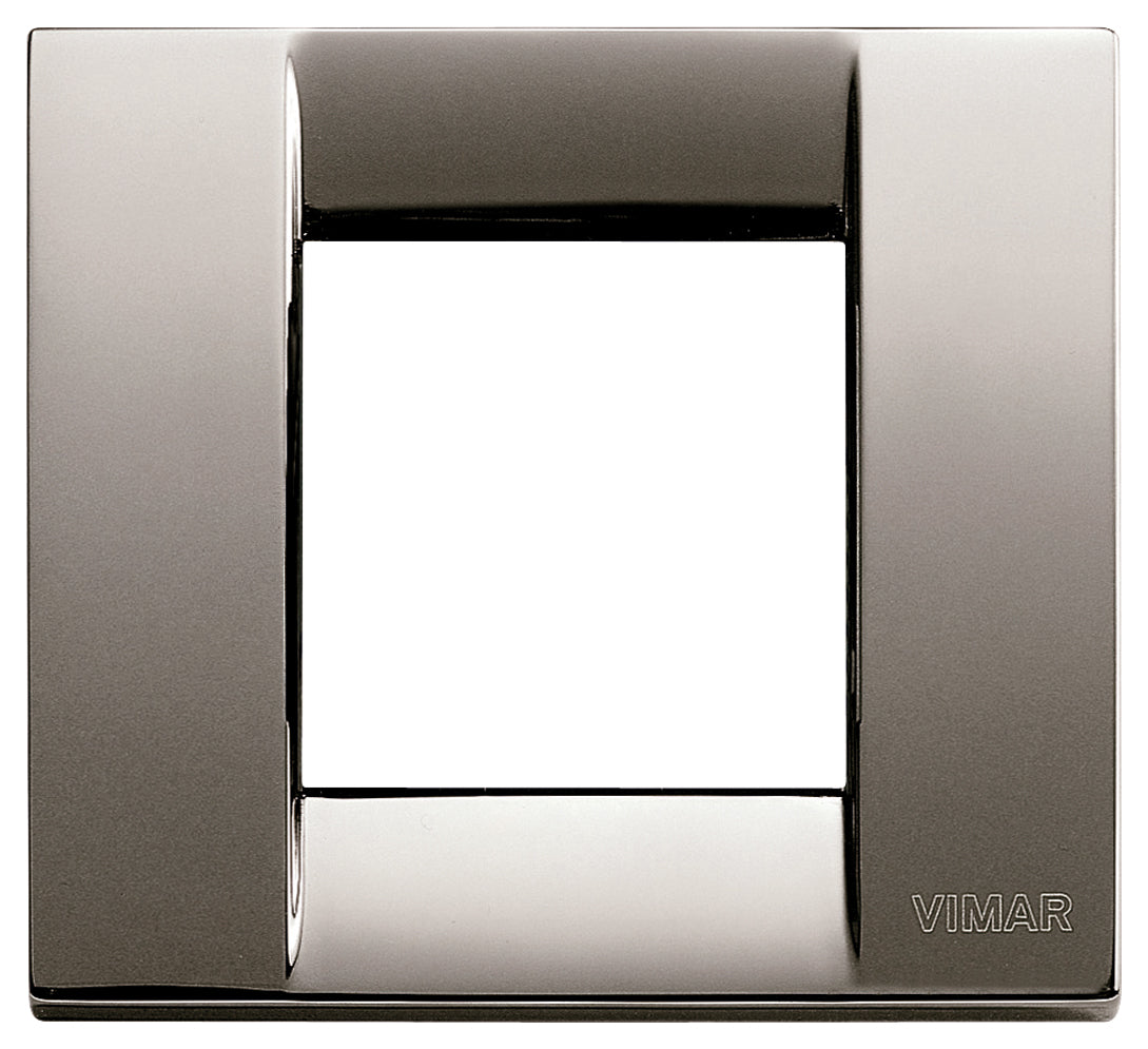 Vimar Idea Classica Cover Plate, 1-Module or 2-Reduced-Module, Die-Cast Metal