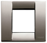 Vimar Idea Classica Cover Plate, 1-Module or 2-Reduced-Module, Die-Cast Metal