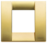 Vimar Idea Classica Cover Plate, 1-Module or 2-Reduced-Module, Die-Cast Metal